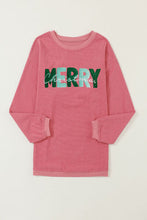 Load image into Gallery viewer, MERRY CHRISTMAS Round Neck Sweatshirt
