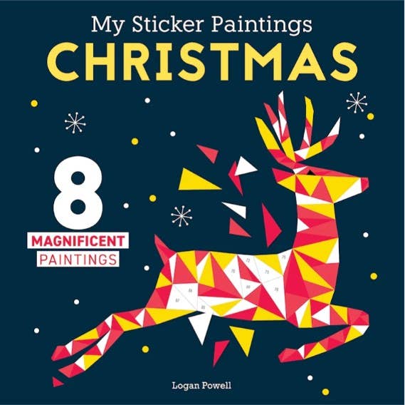 Christmas Activity Book - My Sticker Paintings