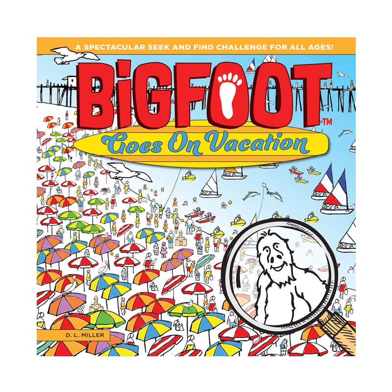 BigFoot on Vacation Soft Cover-Activity Book