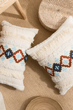 Load image into Gallery viewer, 2 Pack Embroidered Fringe Detail Pillow Cover
