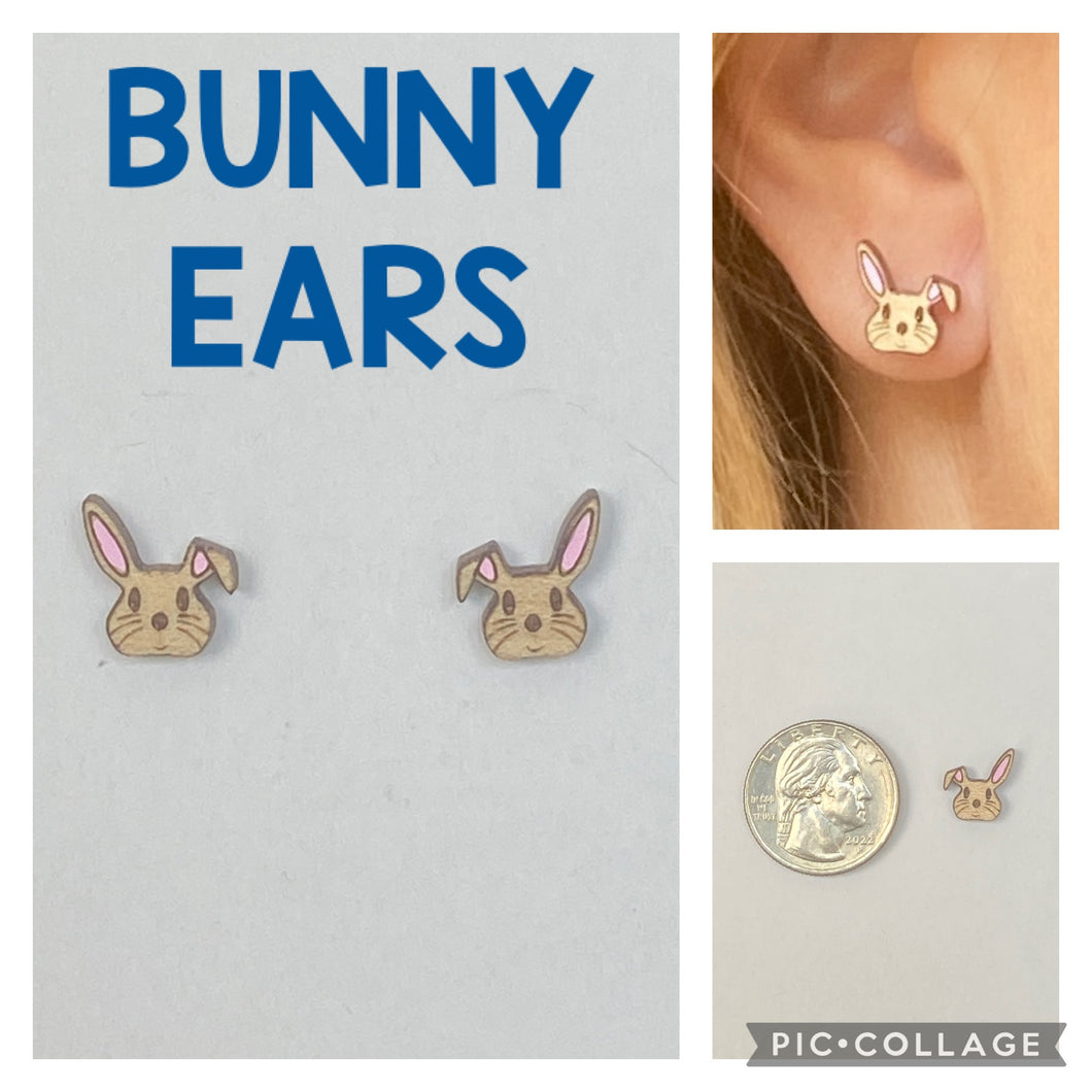 Bunny Ears Stud Earrings
