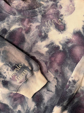 Load image into Gallery viewer, COLLEGE or SPORT TEAM custom tie dyed crewneck sweatshirt
