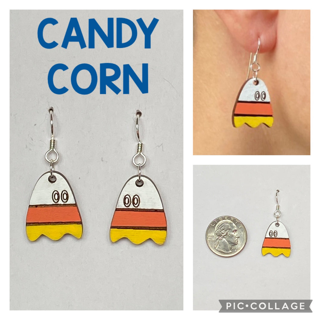 Candy Corn Earrings
