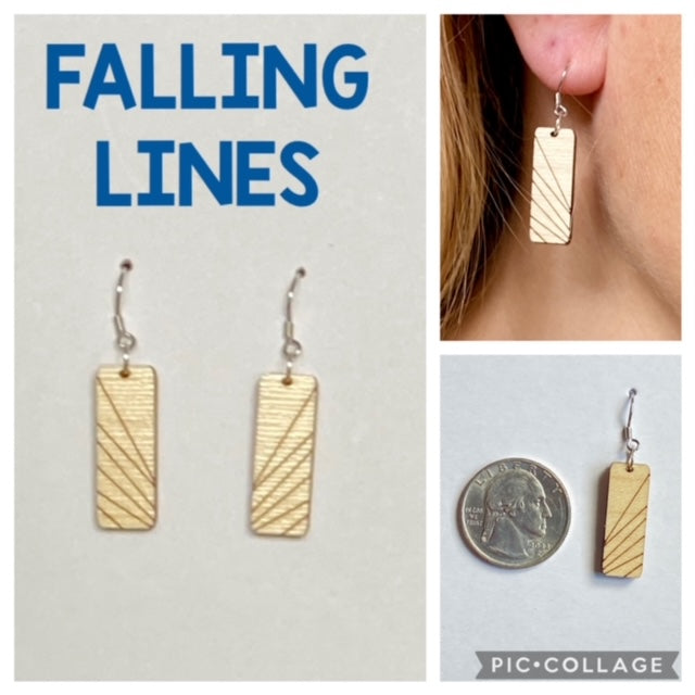 Falling Lines Earrings