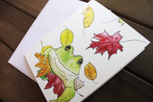 Load image into Gallery viewer, Must Be Fall! Frog Card
