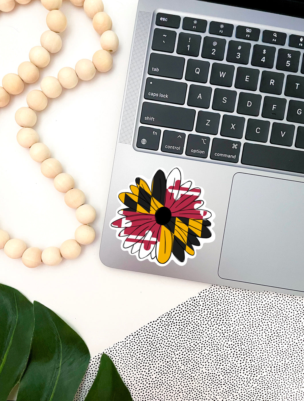 Maryland Flower Sticker