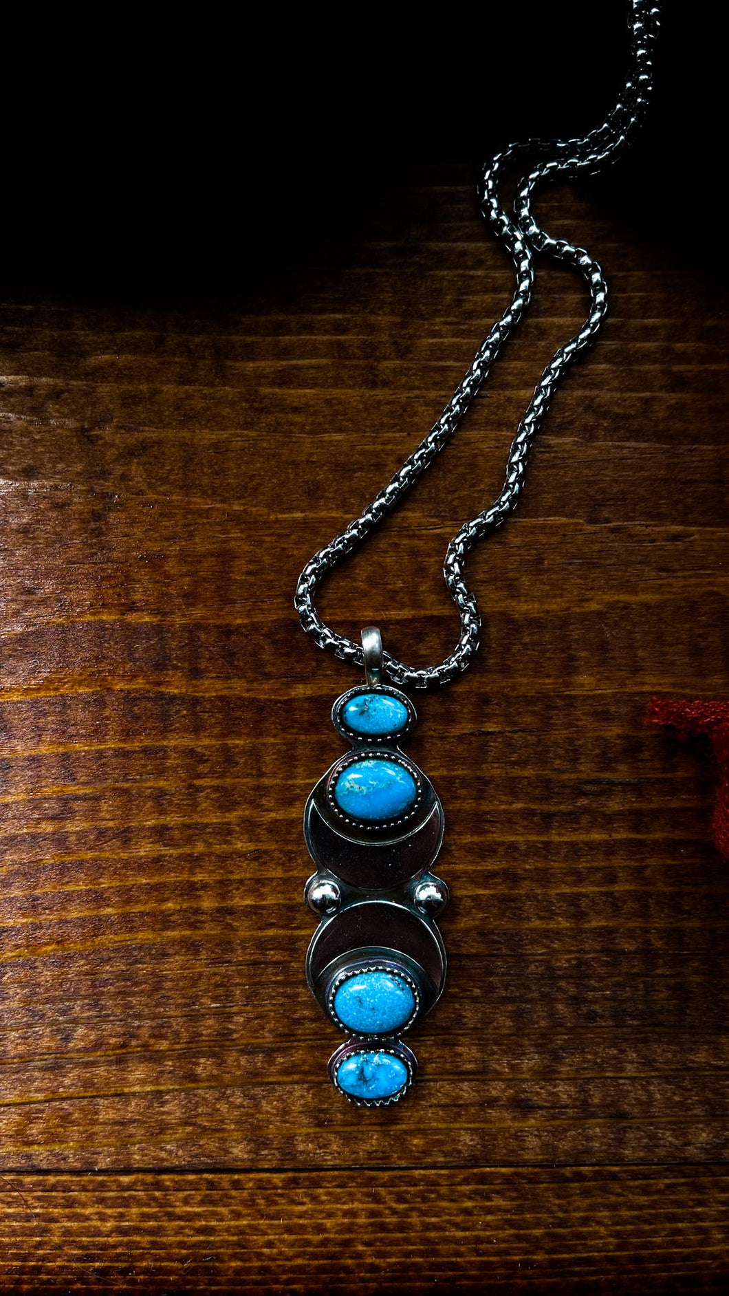 Cloud Mountain Moon Necklace