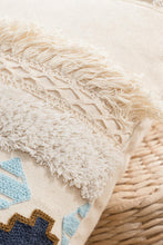Load image into Gallery viewer, 2 Pack Embroidered Fringe Detail Pillow Cover
