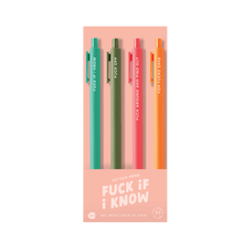 Load image into Gallery viewer, Fuck If I Know-Jotter Sets 4 Pack (perfect stocking stuffers!)
