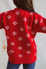 Load image into Gallery viewer, Pearl Detail Round Neck Long Sleeve Sweater
