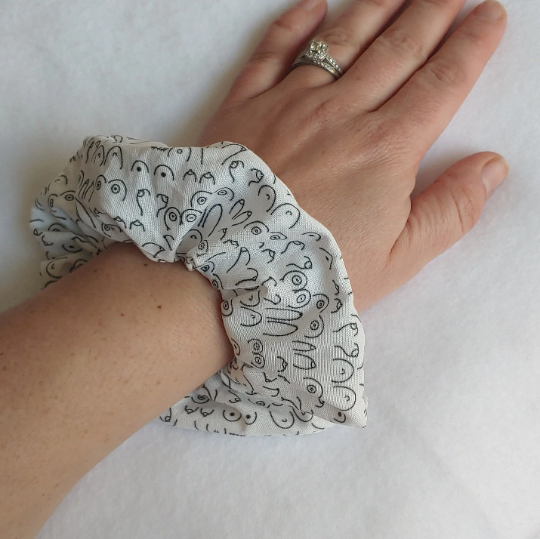 itty bitty titty scrunchie