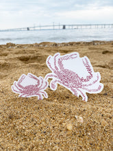 Load image into Gallery viewer, Hand Lettered Crab Sticker
