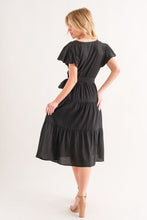 Load image into Gallery viewer, And The Why Textured Tiered Midi Dress
