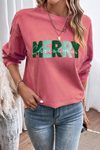 Load image into Gallery viewer, MERRY CHRISTMAS Round Neck Sweatshirt
