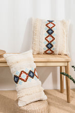 Load image into Gallery viewer, 2 Pack Embroidered Fringe Detail Pillow Cover
