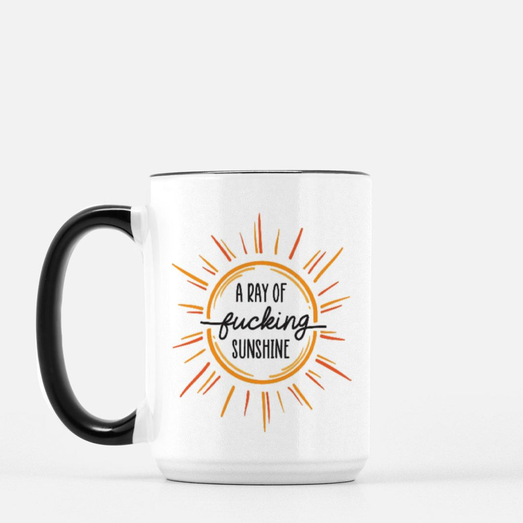 ray of sunshine color 15oz ceramic mug