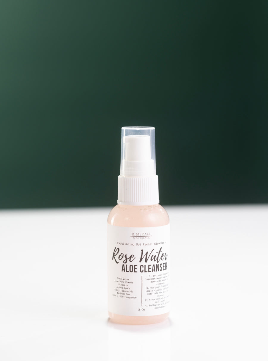 Rose aloe facial cleanser 2oz