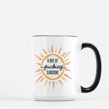 Load image into Gallery viewer, ray of sunshine color 15oz ceramic mug
